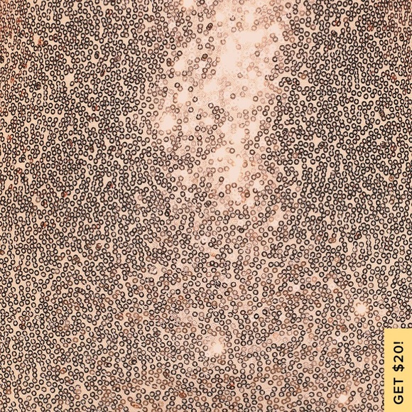 Lulus rose gold sequin bodycon mini dress size M - Picture 3 of 7